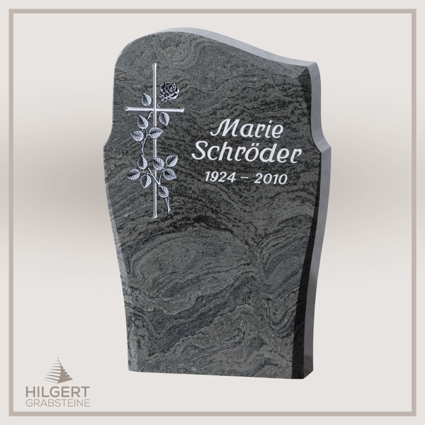 HO-GR-002760 | Hilgert Grabsteine | Stehender Grabstein aus Naturstein