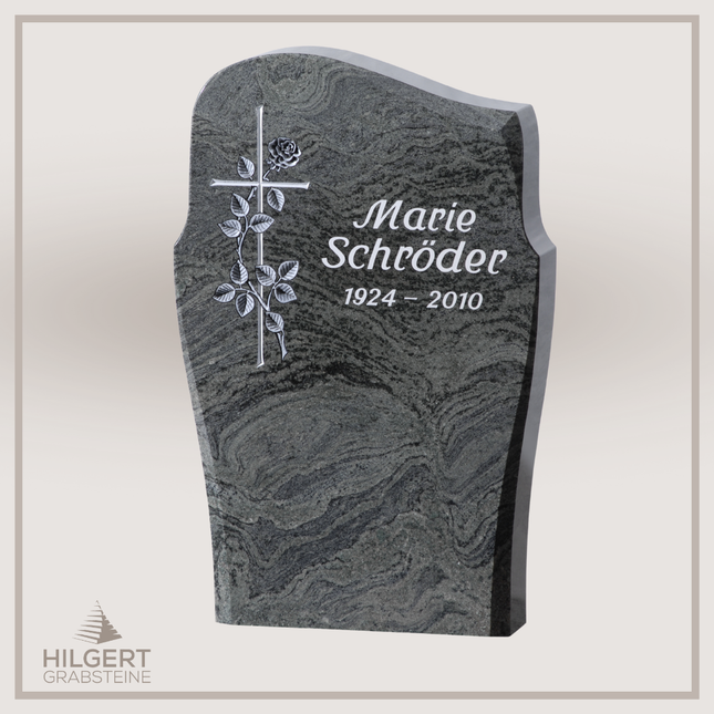 HO-GR-002760 | Hilgert Grabsteine | Stehender Grabstein aus Naturstein