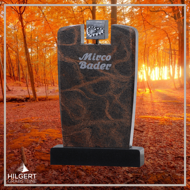 HO-GR-002770 | Hilgert Grabsteine | Stehender Grabstein aus Naturstein