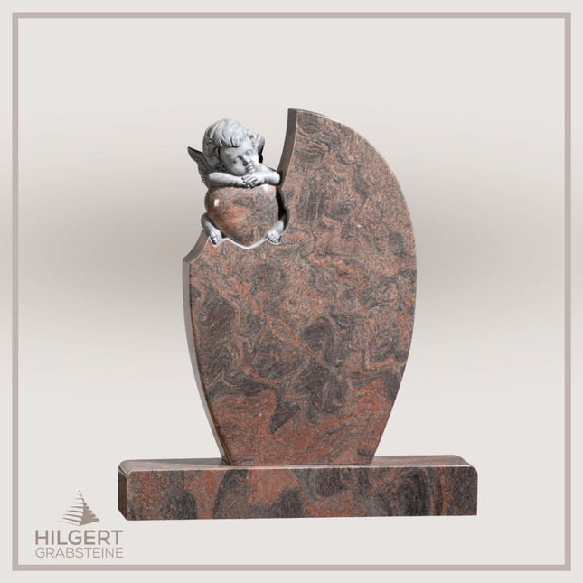 HO-GR-002816 | Hilgert Grabsteine | Stehender Grabstein aus Naturstein