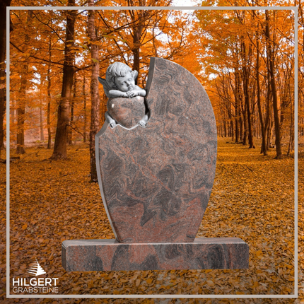 HO-GR-002816 | Hilgert Grabsteine | Stehender Grabstein aus Naturstein