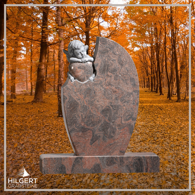 HO-GR-002816 | Hilgert Grabsteine | Stehender Grabstein aus Naturstein