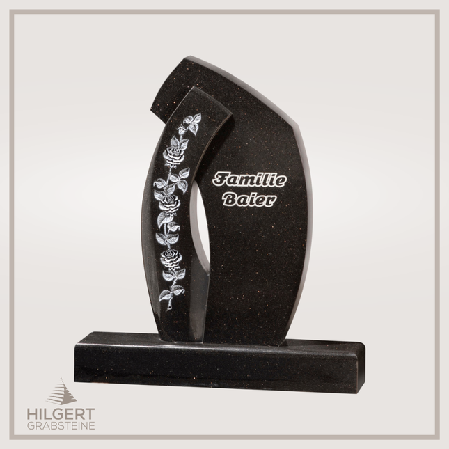 HO-GR-002818 | Hilgert Grabsteine | Stehender Grabstein aus Naturstein