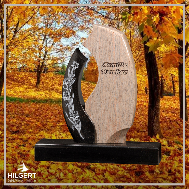 HO-GR-002822 | Hilgert Grabsteine | Stehender Grabstein aus Naturstein