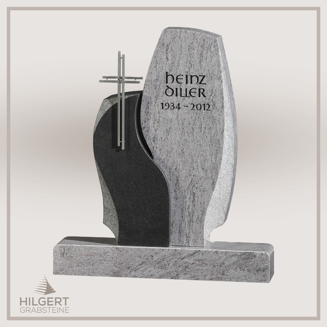 HO-GR-002824 | Hilgert Grabsteine | Stehender Grabstein aus Naturstein