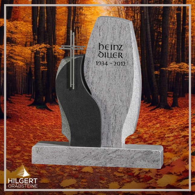 HO-GR-002824 | Hilgert Grabsteine | Stehender Grabstein aus Naturstein