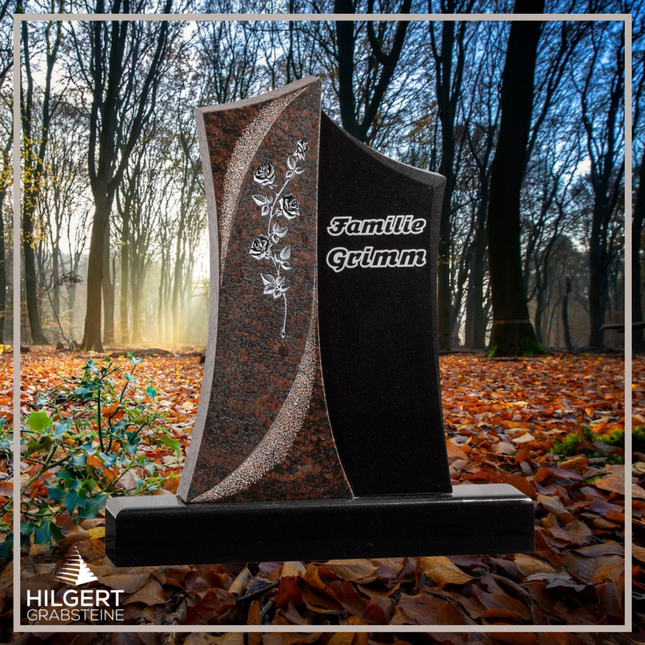 HO-GR-002825 | Hilgert Grabsteine | Stehender Grabstein aus Naturstein