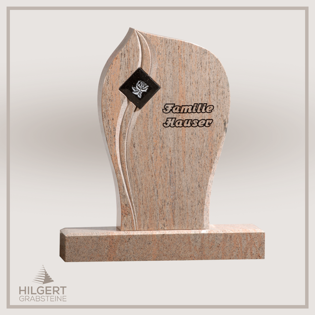 HO-GR-002829 | Hilgert Grabsteine | Stehender Grabstein aus Naturstein