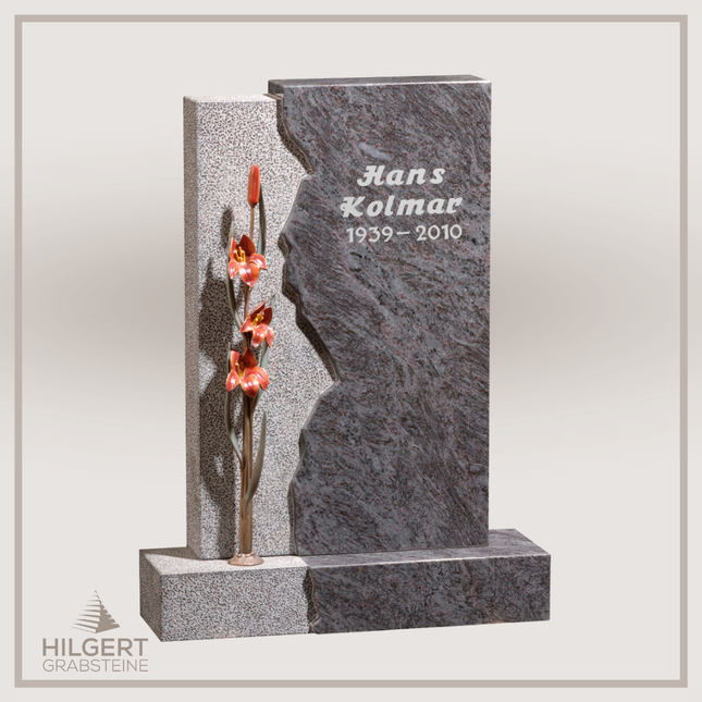 HO-GR-002834 | Hilgert Grabsteine | Stehender Grabstein aus Naturstein