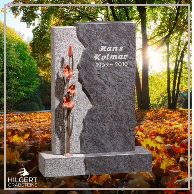 HO-GR-002834 | Hilgert Grabsteine | Stehender Grabstein aus Naturstein