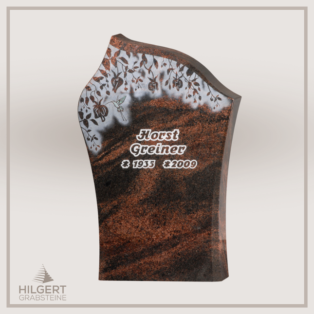 HO-GR-002835 | Hilgert Grabsteine | Stehender Grabstein aus Naturstein