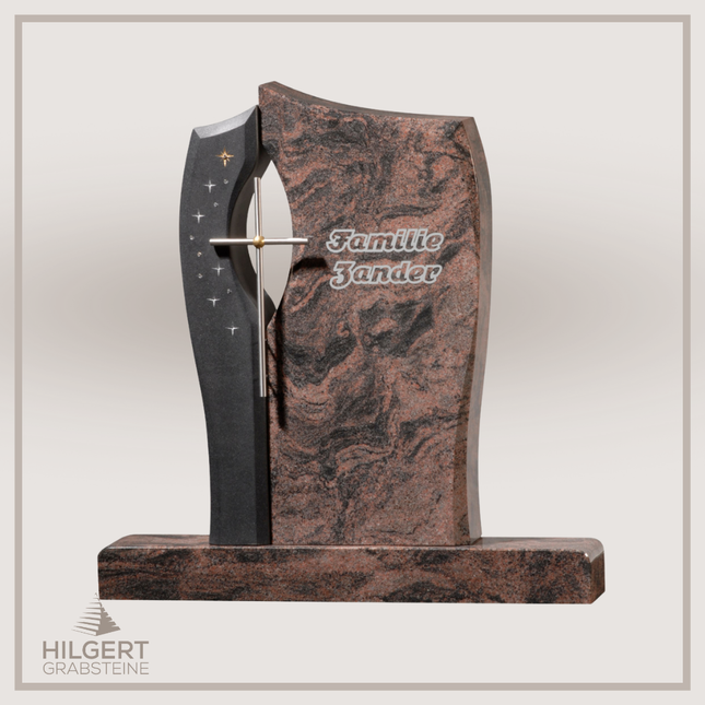 HO-GR-002867 | Hilgert Grabsteine | Stehender Grabstein aus Naturstein