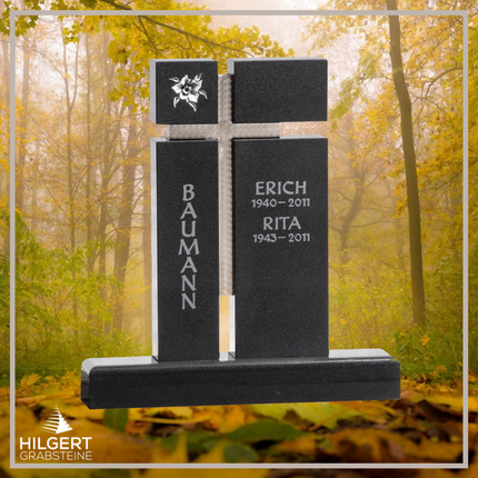 HO-GR-002871 | Hilgert Grabsteine | Stehender Grabstein aus Naturstein