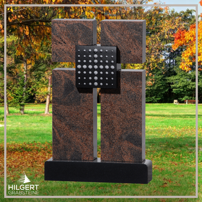 HO-GR-002880 | Hilgert Grabsteine | Stehender Grabstein aus Naturstein
