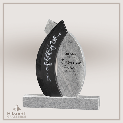 HO-GR-002900 | Hilgert Grabsteine | Stehender Grabstein aus Naturstein