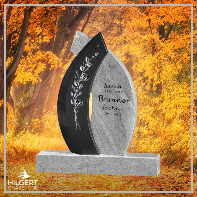 HO-GR-002900 | Hilgert Grabsteine | Stehender Grabstein aus Naturstein