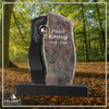 HO-GR-002919 | Hilgert Grabsteine | Stehender Grabstein aus Naturstein