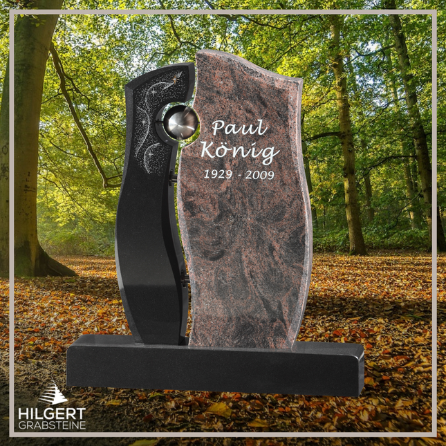 HO-GR-002919 | Hilgert Grabsteine | Stehender Grabstein aus Naturstein
