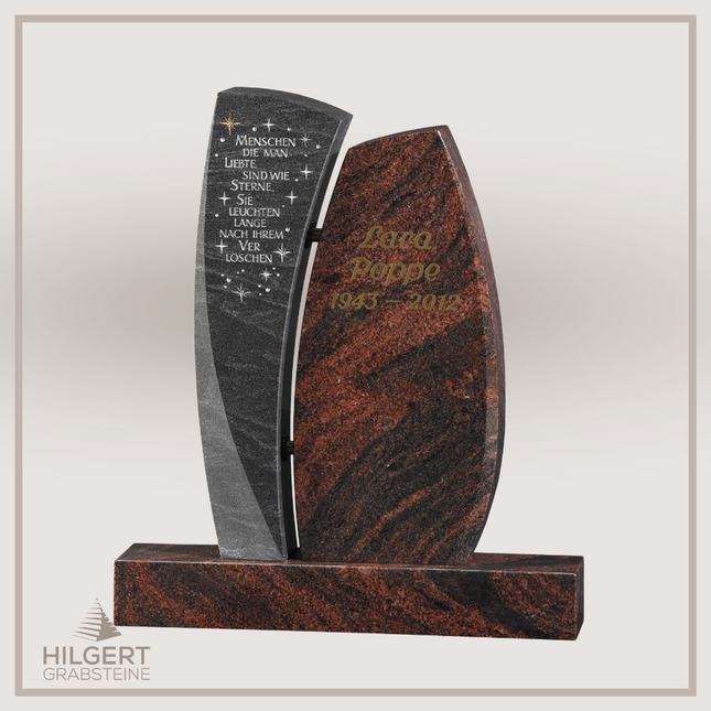 HO-GR-002920 | Hilgert Grabsteine | Stehender Grabstein aus Naturstein