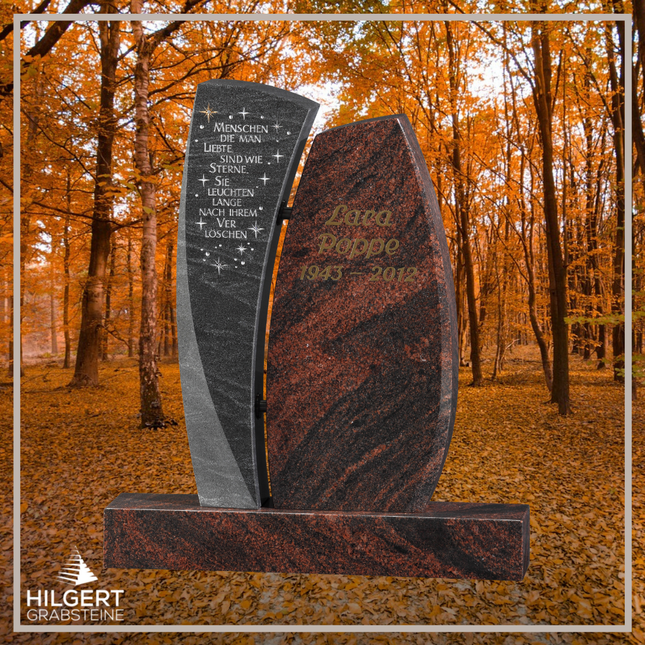 HO-GR-002920 | Hilgert Grabsteine | Stehender Grabstein aus Naturstein