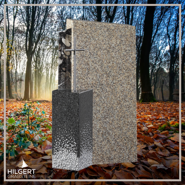 HO-GR-002930 | Hilgert Grabsteine | Stehender Grabstein aus Naturstein