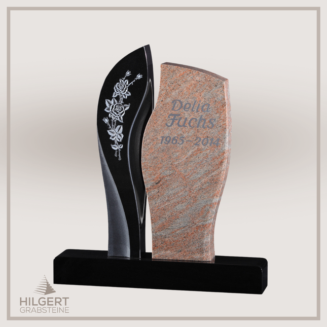 HO-GR-002932 | Hilgert Grabsteine | Stehender Grabstein aus Naturstein