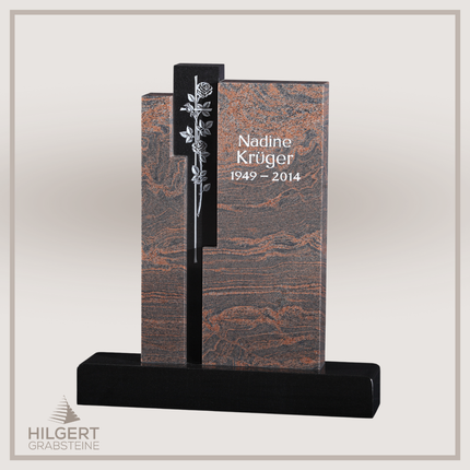 HO-GR-003046 | Hilgert Grabsteine | Stehender Grabstein aus Naturstein