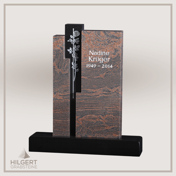 HO-GR-003046 | Hilgert Grabsteine | Stehender Grabstein aus Naturstein