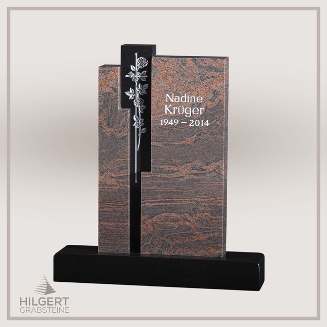 HO-GR-003046 | Hilgert Grabsteine | Stehender Grabstein aus Naturstein