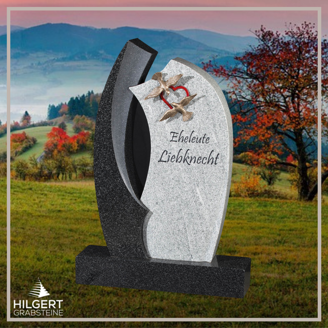 HO-GR-003093 | Hilgert Grabsteine | Stehender Grabstein aus Naturstein