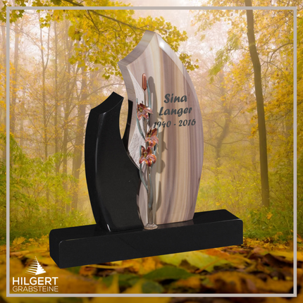HO-GR-003095 | Hilgert Grabsteine | Stehender Grabstein aus Naturstein