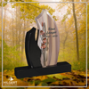 HO-GR-003095 | Hilgert Grabsteine | Stehender Grabstein aus Naturstein