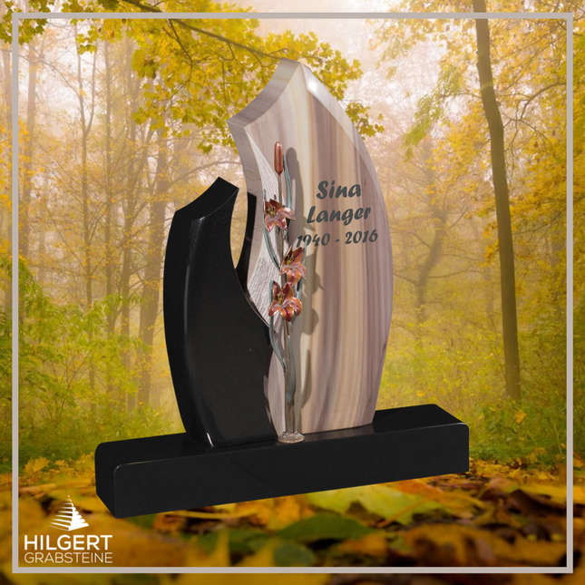 HO-GR-003095 | Hilgert Grabsteine | Stehender Grabstein aus Naturstein
