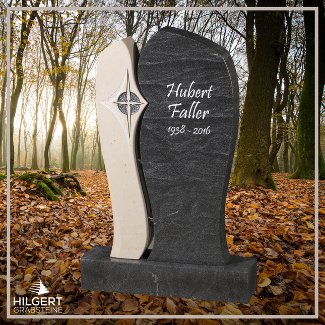HO-GR-003108 | Hilgert Grabsteine | Stehender Grabstein aus Naturstein