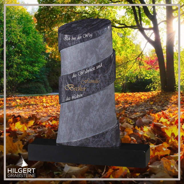 HO-GR-003110 | Hilgert Grabsteine | Stehender Grabstein aus Naturstein
