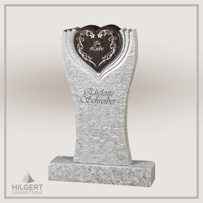 HO-GR-003113 | Hilgert Grabsteine | Stehender Grabstein aus Naturstein