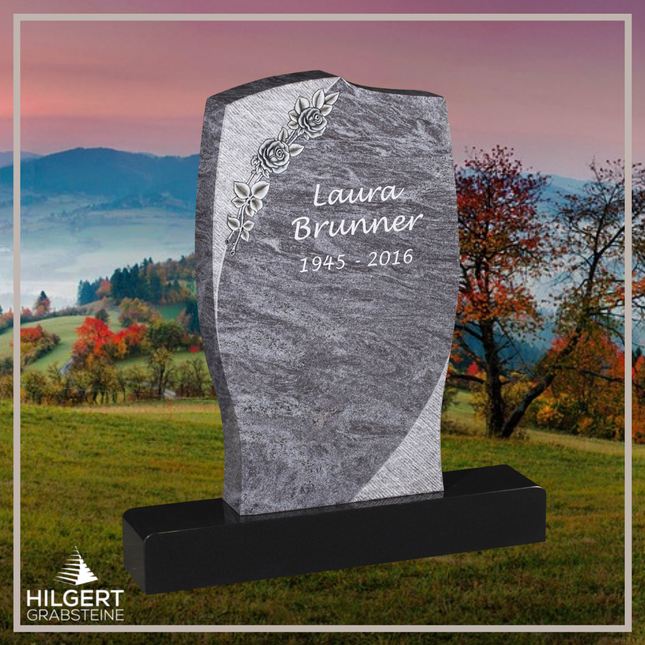 HO-GR-003116 | Hilgert Grabsteine | Stehender Grabstein aus Naturstein