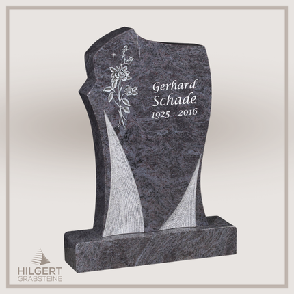 HO-GR-003119 | Hilgert Grabsteine | Stehender Grabstein aus Naturstein