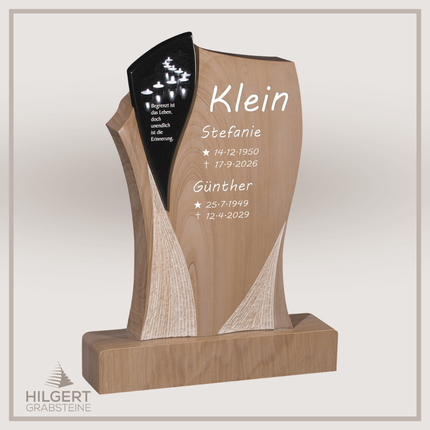 HO-GR-003120 | Hilgert Grabsteine | Stehender Grabstein aus Naturstein