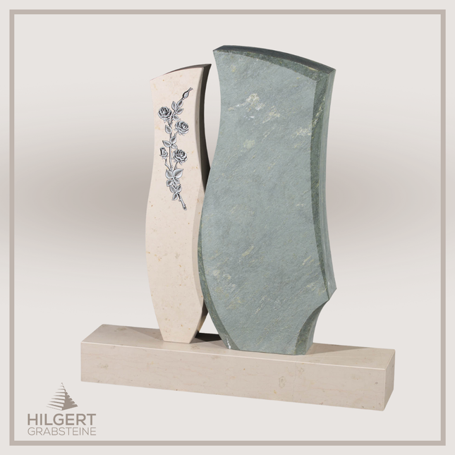 HO-GR-003129 | Hilgert Grabsteine | Stehender Grabstein aus Naturstein