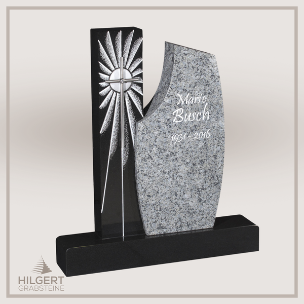 HO-GR-003139 | Hilgert Grabsteine | Stehender Grabstein aus Naturstein