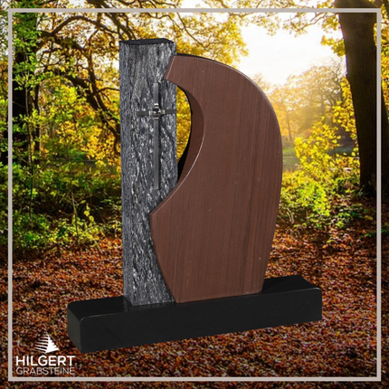 HO-GR-003141 | Hilgert Grabsteine | Stehender Grabstein aus Naturstein