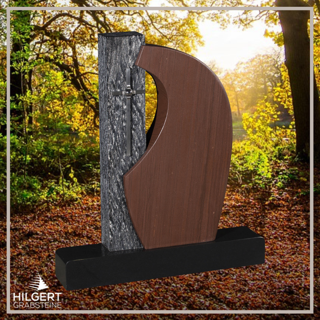 HO-GR-003141 | Hilgert Grabsteine | Stehender Grabstein aus Naturstein