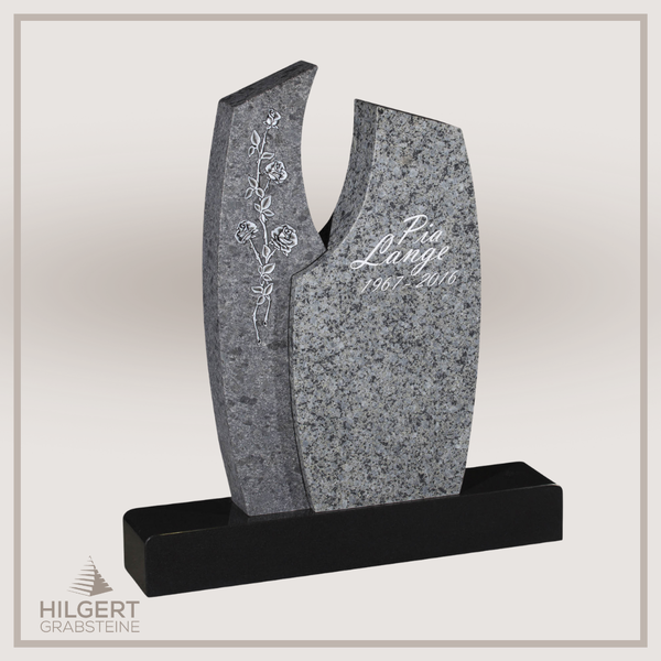 HO-GR-003145 | Hilgert Grabsteine | Stehender Grabstein aus Naturstein