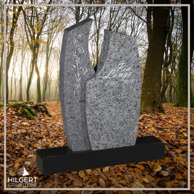 HO-GR-003145 | Hilgert Grabsteine | Stehender Grabstein aus Naturstein
