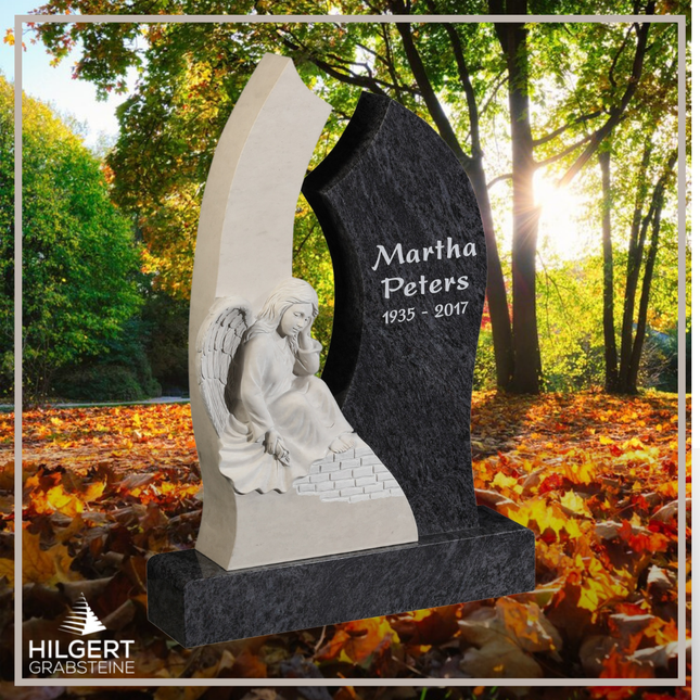 HO-GR-003166 | Hilgert Grabsteine | Stehender Grabstein aus Naturstein