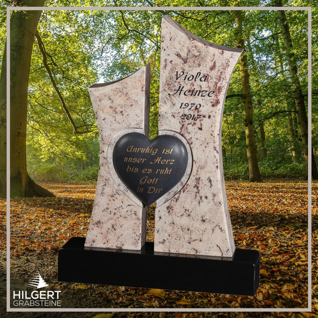 HO-GR-003191 | Hilgert Grabsteine | Stehender Grabstein aus Naturstein