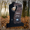 HO-GR-003226 | Hilgert Grabsteine | Stehender Grabstein aus Naturstein