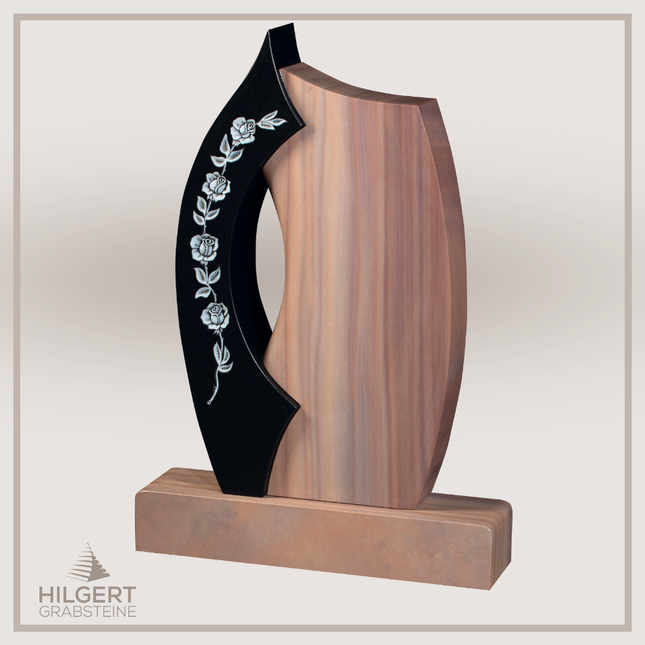 HO-GR-003241 | Hilgert Grabsteine | Stehender Grabstein aus Naturstein
