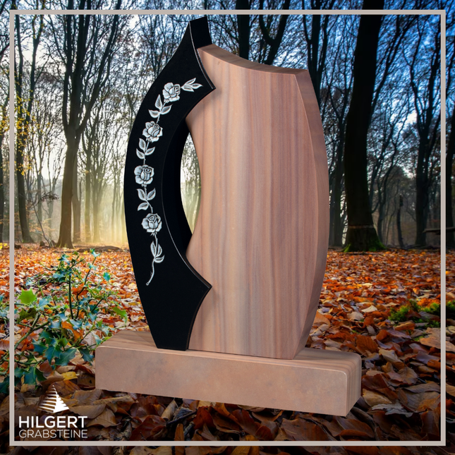HO-GR-003241 | Hilgert Grabsteine | Stehender Grabstein aus Naturstein